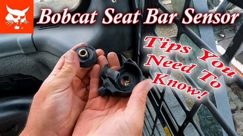With the lap bar down and someone in the seat it releases the brake. . How to bypass bobcat seat bar sensor